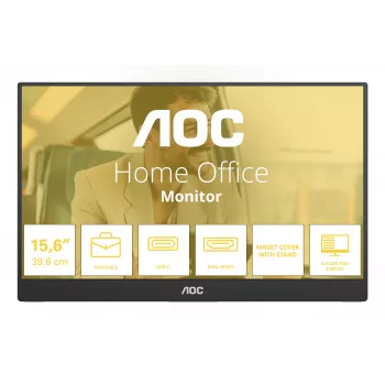 AOC 16T20E2 TV/monitor portatile monitor portatile nero 39,6 cm (15,6 pollici) LED 1920 x 1080 pixel