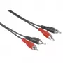 Cavo audio Hama 00205086 2,5 m 2x connettore RCA nero