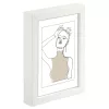 Cornice singola Hama Copenhagen bianco vetro MDF 220 mm