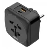 Hama 00223460 adattatore spina di rete tipo E/F ibrido universale nero