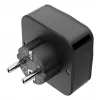 Hama 00223460 adattatore spina di rete tipo E/F ibrido universale nero
