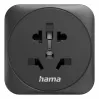 Hama 00223460 adattatore spina di rete tipo E/F ibrido universale nero