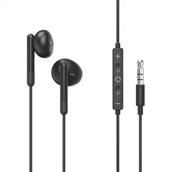 Hama Noble headset con filo in-ear chiamate/musica nero