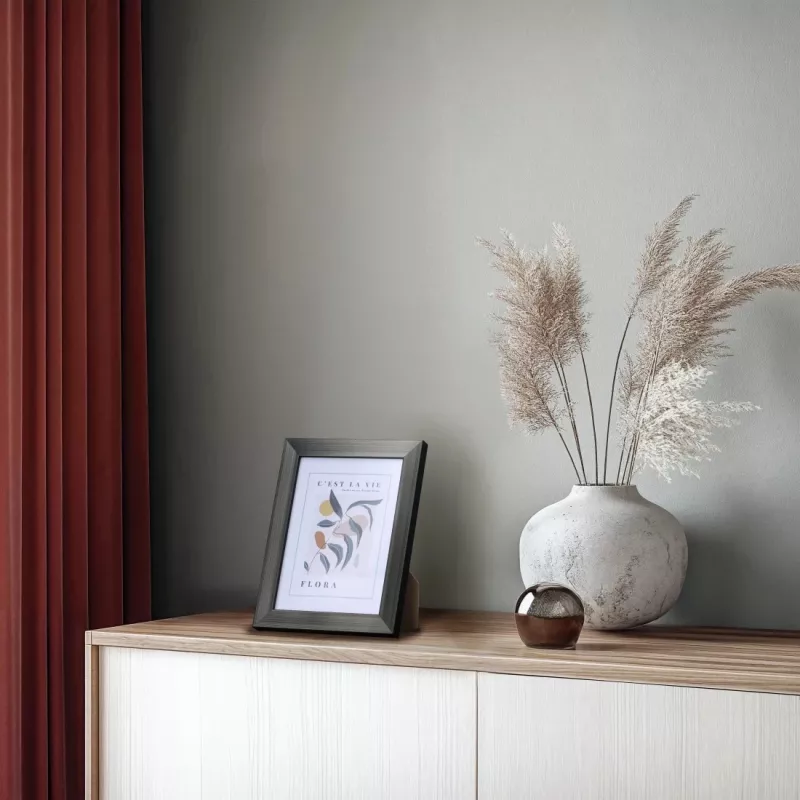Hama Flora cornice singola grigio