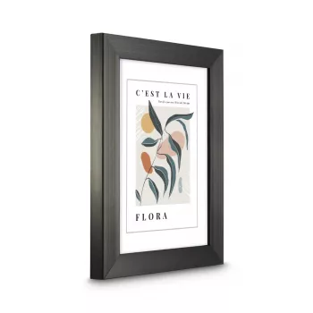 Hama Flora cornice singola grigio