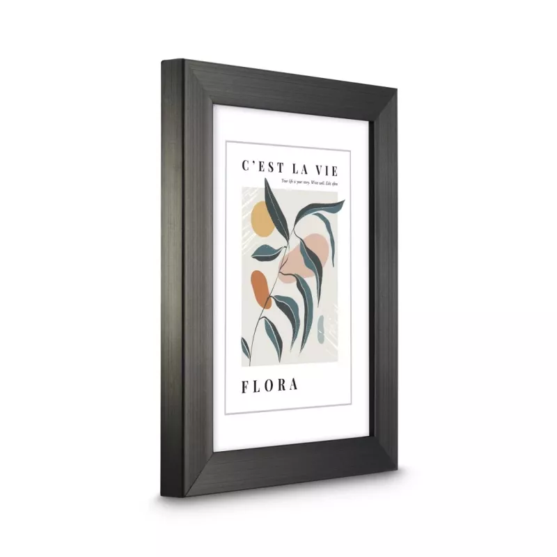 Hama Flora cornice singola grigio
