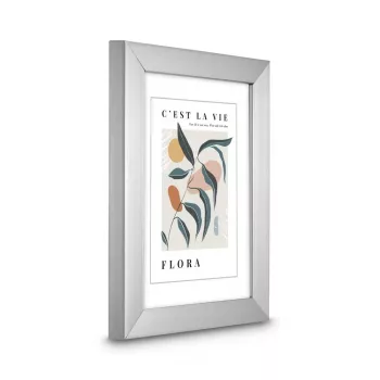 Hama Flora cornice singola argento