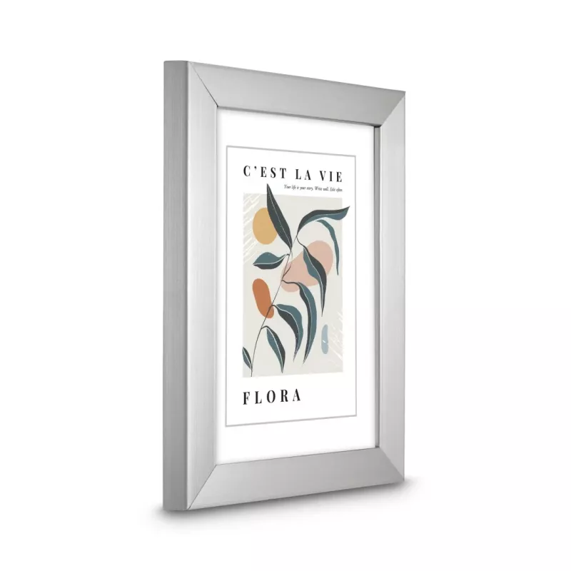 Hama Flora cornice singola argento