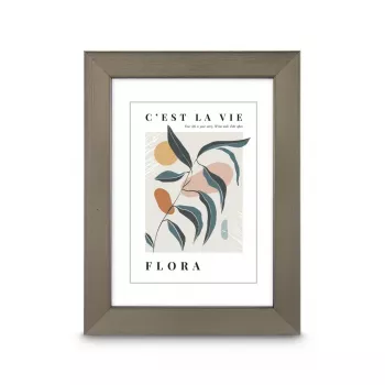 Hama Flora cornice singola marrone