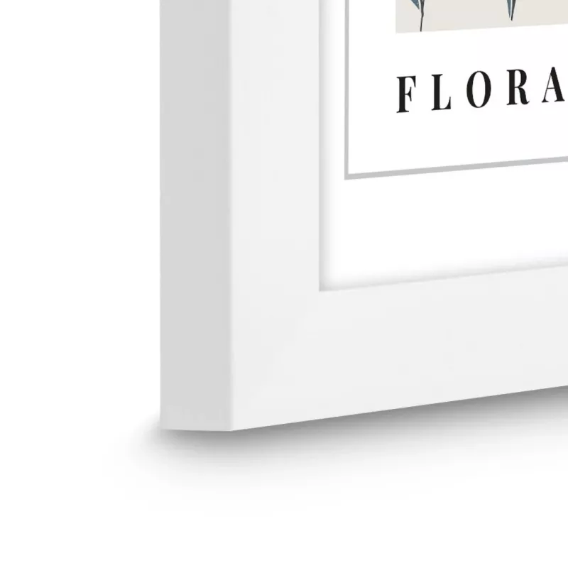 Hama Flora cornice singola bianco