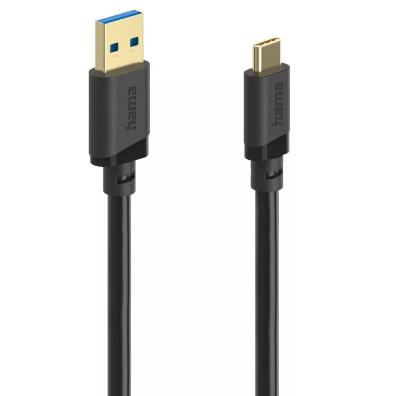 Hama 00202005 cavo USB USB 3.2 Gen 1 (3.1 Gen 1) 0,75 m USB A USB C nero