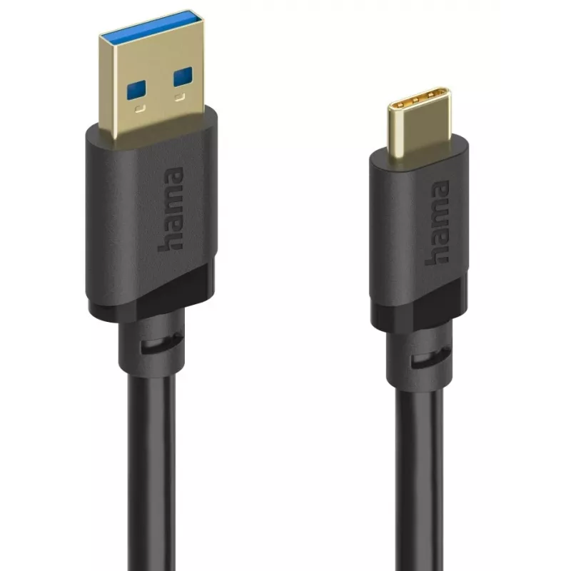 Hama 00202005 cavo USB USB 3.2 Gen 1 (3.1 Gen 1) 0,75 m USB A USB C nero