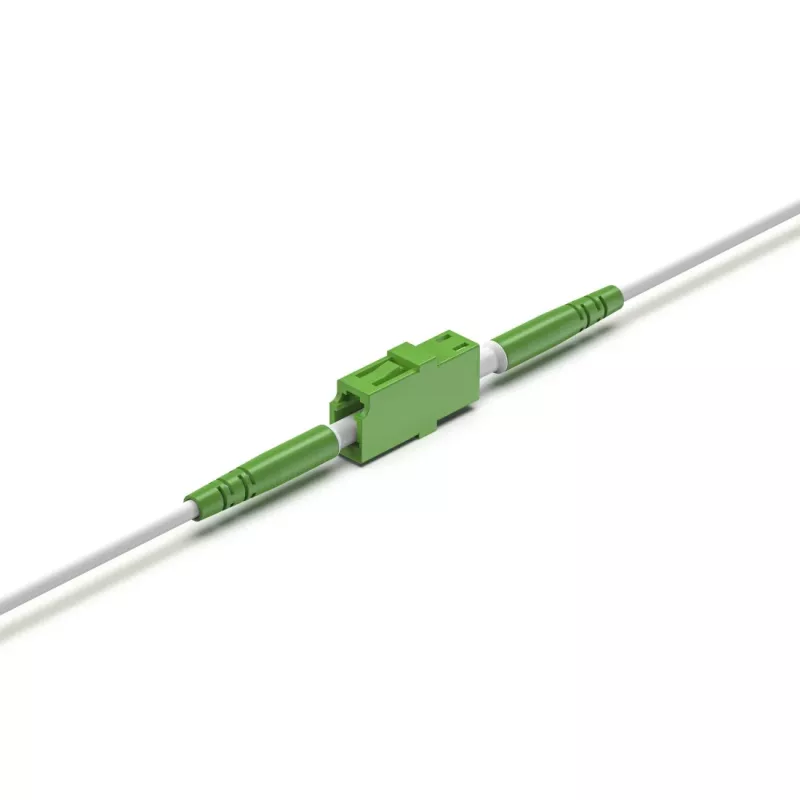 Hama 00200801 adattatore in fibra ottica LC/APC 1 pz. verde