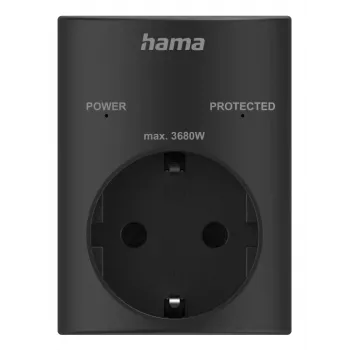 Hama 00223325 adattatore presa Schutzkontakt con protezione contro le sovratensioni