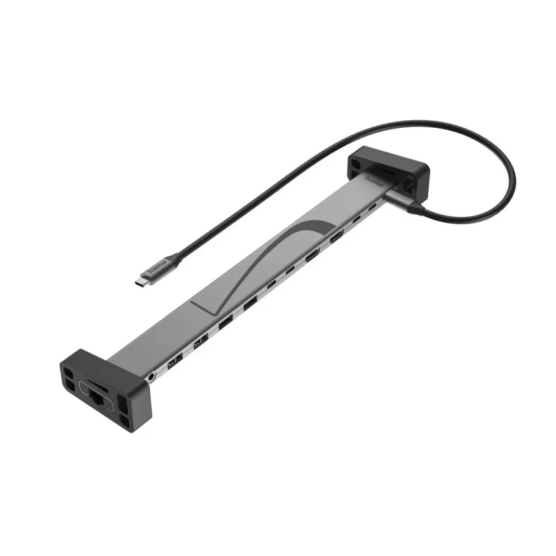Hama 00200149 dock per laptop/replicatore di porte docking nero, grigio