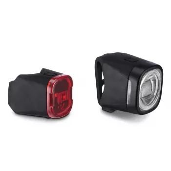 Hama 00185837 luce per bicicletta luce posteriore + luce anteriore (set) LED