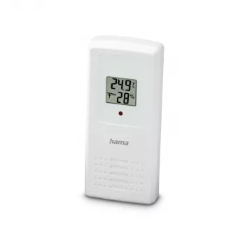 Hama 00222244 stazione meteo digitale bianco, a batteria