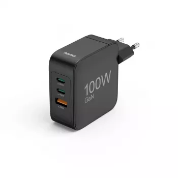 Hama 00201962 caricabatterie mobile universale nero ricarica rapida AC per interni