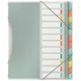 Esselte Colour'Breeze raccoglitore con 12 linguette, multicolore, polipropilene (PP), 266 mm, 20 mm, 370 g, 1 pz.