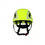 3M X5014V-CE casco di protezione, ventilato, sensore UV, riflettente, verde neon