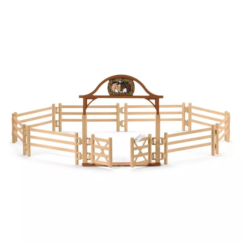 Paddock con cancello d'ingresso Schleich HORSE CLUB 42434