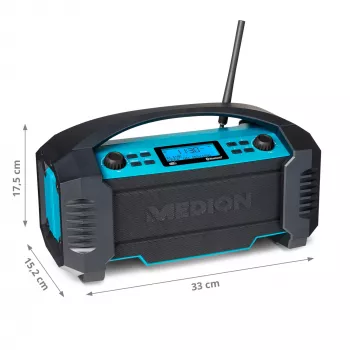 MEDION LIFE E66050 cantiere analogico e digitale nero, blu