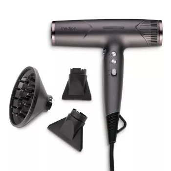 Asciugacapelli MEDION LIFE HD2 1740 W, nero, temp. max 95 °C, cavo 1,8 m