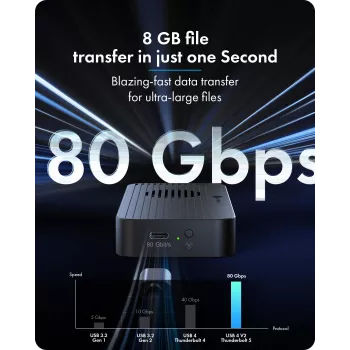 ICY BOX Diamond Case 1980 case per SSD M.2 NVMe con tecnologia Thunderbolt 5 e velocità di trasferimento fino a 80 Gbit/s