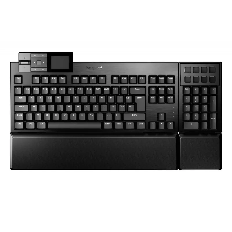 be quiet Dark Mount Silent Tactile FR ISO tastiera gaming USB AZERTY francese nero