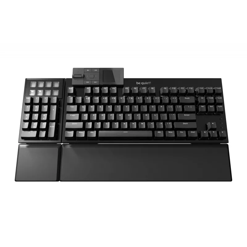 be quiet Dark Mount Silent Tactile FR ISO tastiera gaming USB AZERTY francese nero