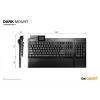 be quiet Dark Mount Silent Tactile FR ISO tastiera gaming USB AZERTY francese nero