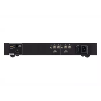 ATEN switch KVM sicuro USB HDMI a 2 porte con CAC, 4K UHD 3840x2160@60Hz, tastiera/mouse USB, case in metallo