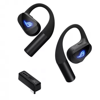 Cuffie ASUS ROG Cetra Open Wireless TWS Bluetooth ad archetto nero, 20–20000 Hz, 116 g