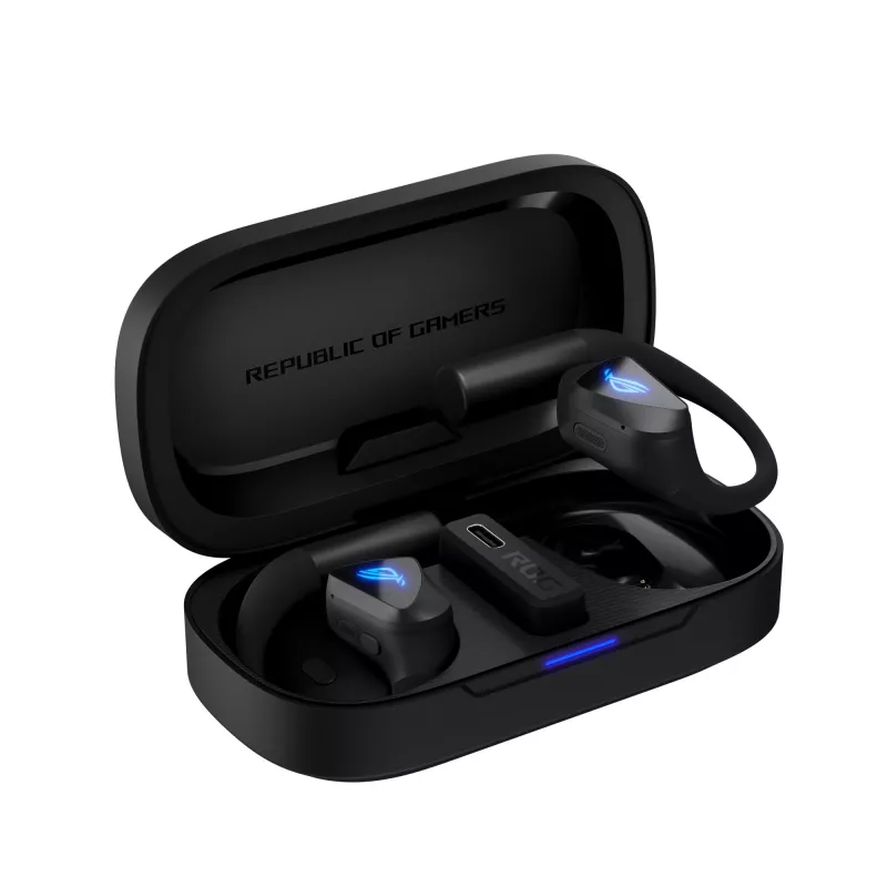 Cuffie ASUS ROG Cetra Open Wireless TWS Bluetooth ad archetto nero, 20–20000 Hz, 116 g