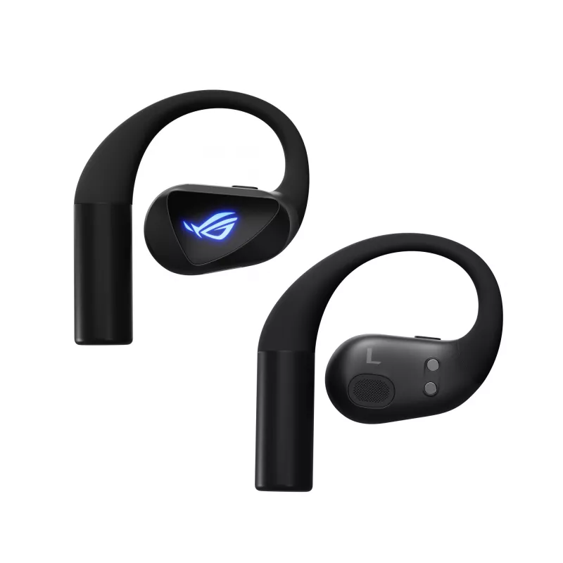 Cuffie ASUS ROG Cetra Open Wireless TWS Bluetooth ad archetto nero, 20–20000 Hz, 116 g