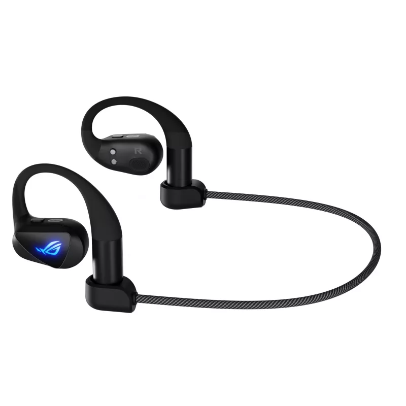 Cuffie ASUS ROG Cetra Open Wireless TWS Bluetooth ad archetto nero, 20–20000 Hz, 116 g