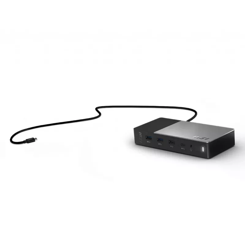 MSI USB-C Docking Station Gen 2 USB 3.2 Gen 2 (3.1 Gen 2) Type-C nero