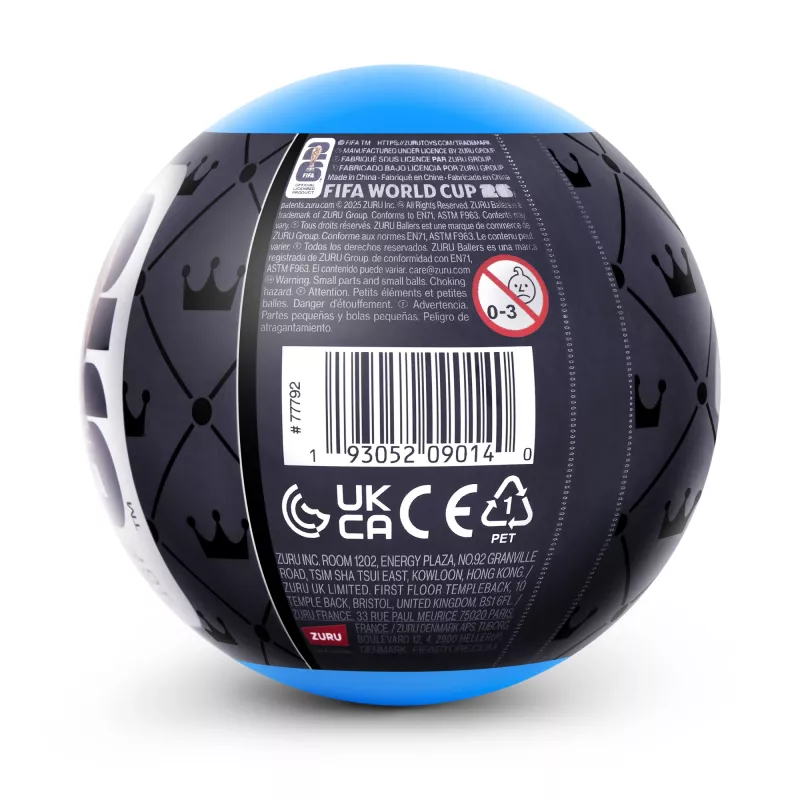 ZURU FIFA WORLD CUP 2026™ Ballers Series 1, 3 anno/i, FIFA, nero