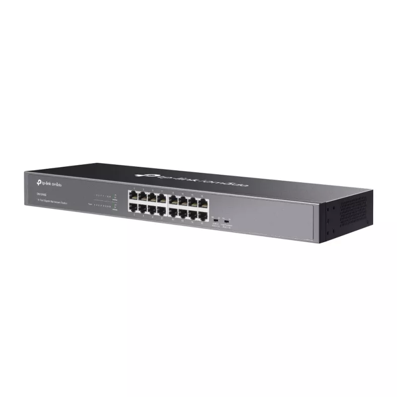 TP-Link Omada DS1016G Switch di rete Unmanaged Gigabit Ethernet (10/100/1000) 1U nero