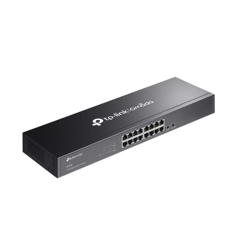 TP-Link Omada DS1016G Switch di rete Unmanaged Gigabit Ethernet (10/100/1000) 1U nero