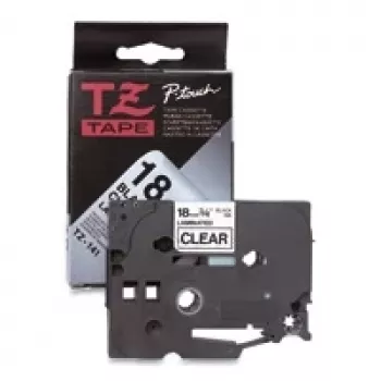 Nastro per etichette Brother TZ-FX641 per etichettatrice, laminato 18 mm, nero su bianco