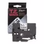 Nastro per etichette Brother TZ-FX641 per etichettatrice, laminato 18 mm, nero su bianco
