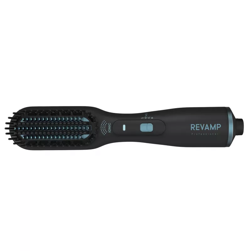 Revamp Progloss Deepform Spazzola ad aria calda per lisciare e modellare Warm nero 550 W 3 m