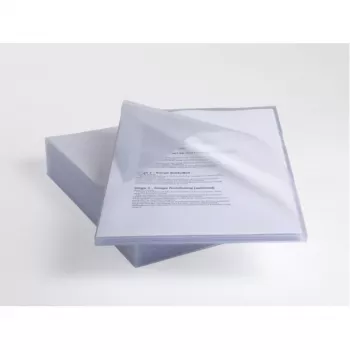 Rexel Antiscivolo A4 Cartelle trasparenti (25), polipropilene (PP), trasparente, 20 fogli, 25 pz.