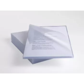 Rexel Antiscivolo A4 Cartelle trasparenti (25), polipropilene (PP), trasparente, 20 fogli, 25 pz.