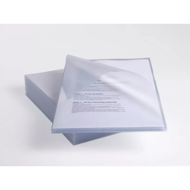 Rexel Antiscivolo A4 Cartelle trasparenti (25), polipropilene (PP), trasparente, 20 fogli, 25 pz.