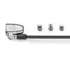 Kensington ClickSafe 2.0 3-in-1 Lucchetto per laptop con chiave (Master Keyed FT)