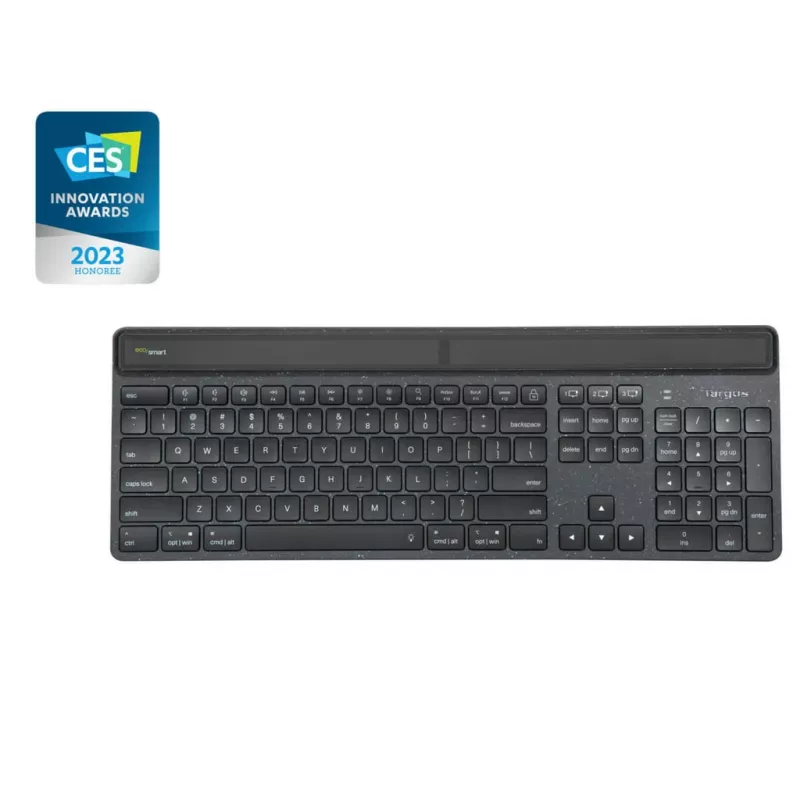 Targus EcoSmart AKB868UK Tastiera universale Bluetooth QWERTY UK English nero