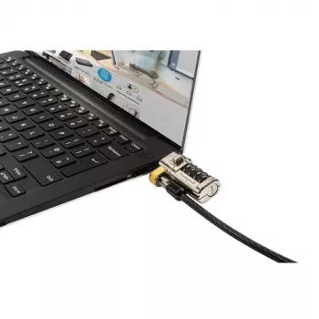 DELL 461-AAEU cavo di sicurezza nero, acciaio inossidabile 1,8 m