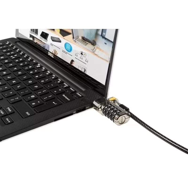 DELL 461-AAEU cavo di sicurezza nero, acciaio inossidabile 1,8 m